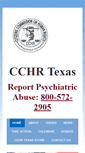 Mobile Screenshot of cchrtexas.org
