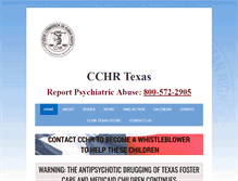 Tablet Screenshot of cchrtexas.org